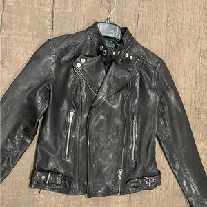 Lauren Ralph Lauren Black Leather Jacket